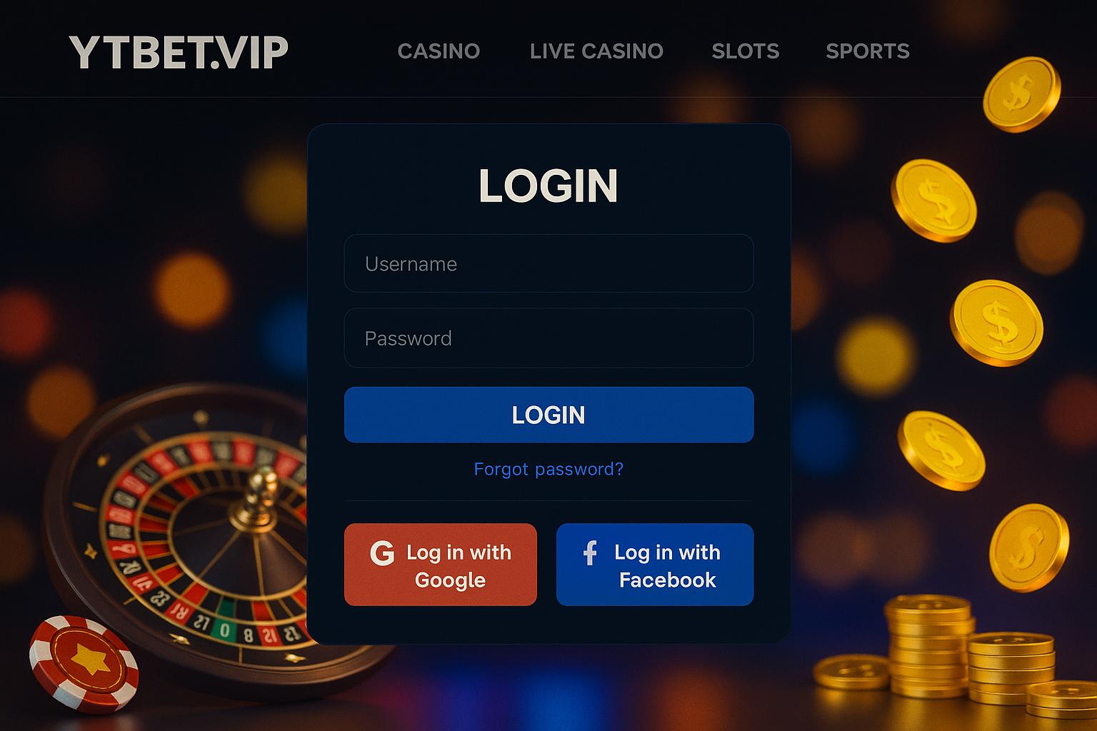 Login no Cassino YTBET.VIP